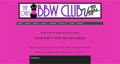Desktop Screenshot of bbwclublasvegas.com